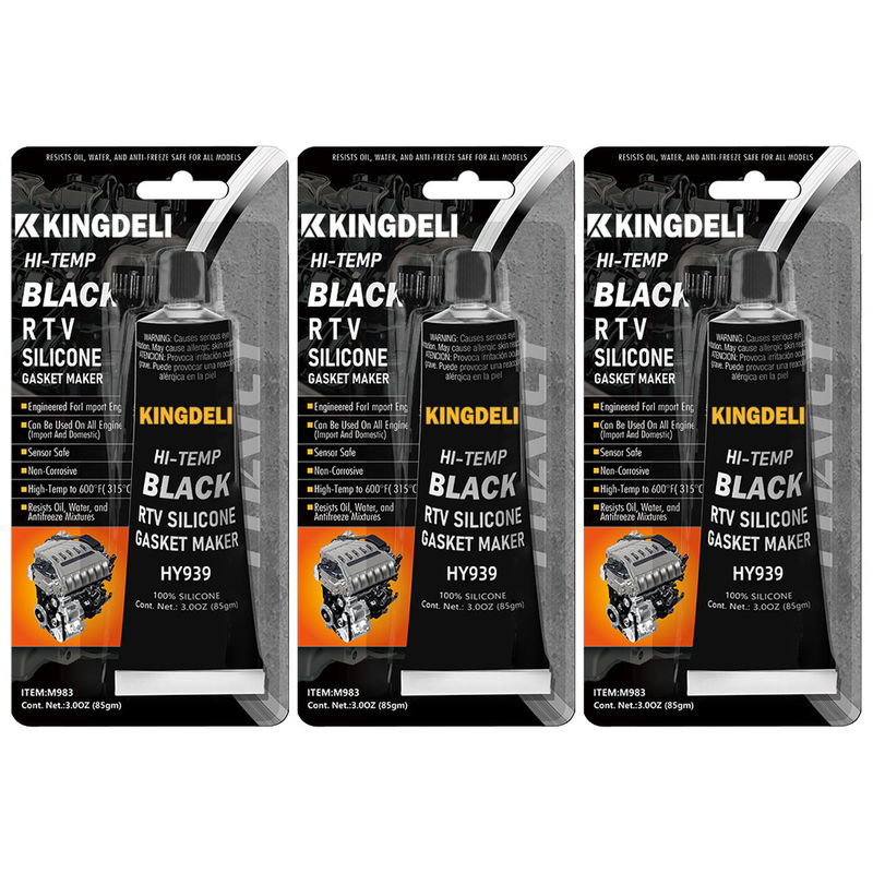 Neutrales Hochtemperatursilikon-klebende schwarze Farbe Rtv für Selbstpumpe